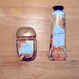 Gingham Glow Hand Cream and Sanitizer Set by Bath & Body Works